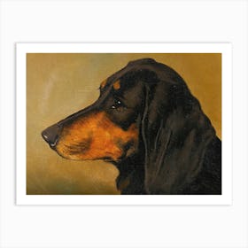 Vintage Dachshund Art Print