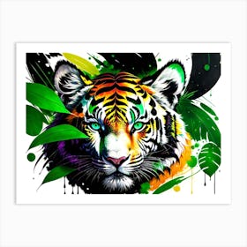 Tiger Painting 5 Art Print