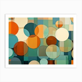 Abstract Circles Art Print