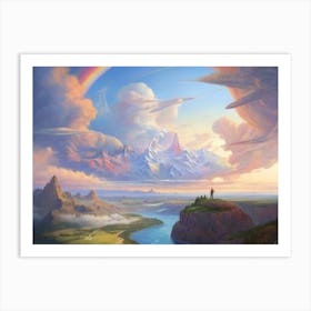 Beautiful River Art Print