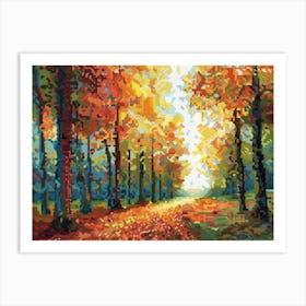 Autumn In The Forest Art Print