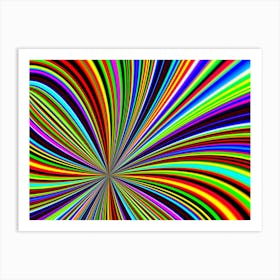 Background Design Pattern Colorful 1 Art Print