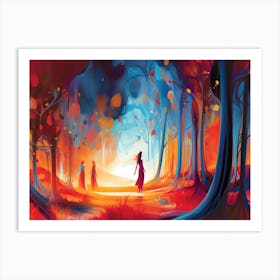 Smooth Forest - Forest Dwelling Art Print