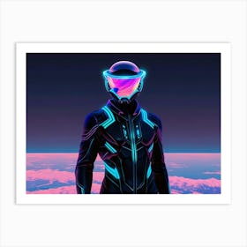 Futuristic Man Art Print