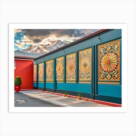 Chinese Temple Art Print