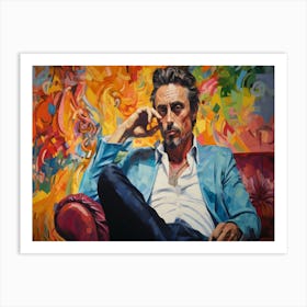 The Man With The Cigar 4 Art Print