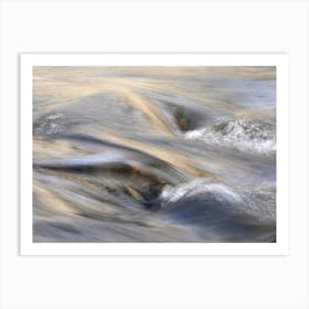 Abstract Water Long Exposure Photography Art Print