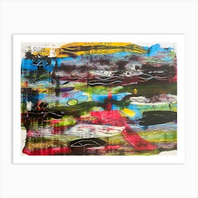 Acrylic abstract Art Print