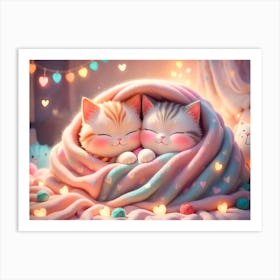 Cute Kittens Art Print