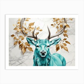 Deer Painting 3 Art Print