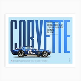 Corvette Stingray Grand Sport Art Print