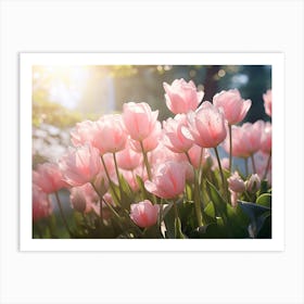 Pink Tulips 5 Art Print