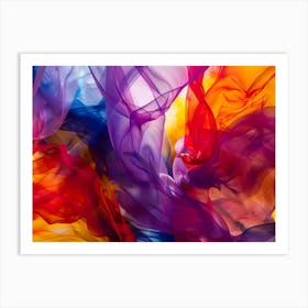 Abstract motion Art Print