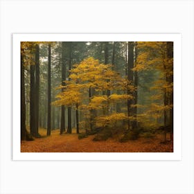 Autumn Forest 41 Art Print