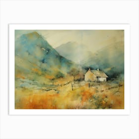 House In Scotland Art Print