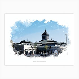 Mercado Central, Santiago, Chile Art Print