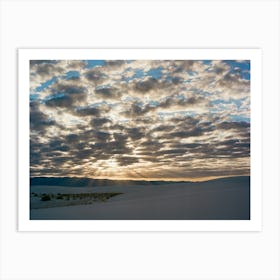 White Sands New Mexico Sunrise IV on Film Art Print