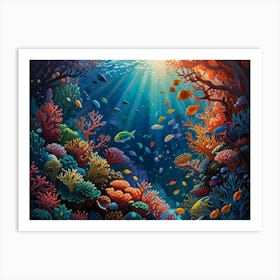 Coral Reef 7 Art Print