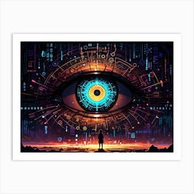 Eye Of The Future Art Print