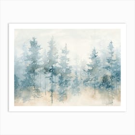 Forest Canvas Print 1 Art Print