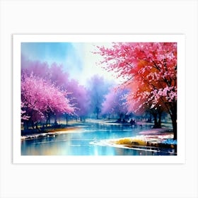 Cherry Blossoms 22 Art Print