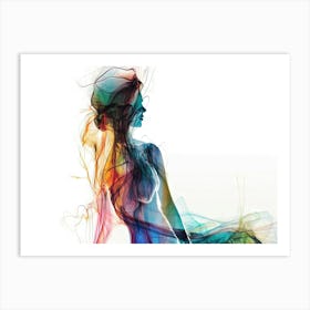 Abstract Of A Woman 7 Art Print