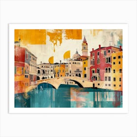 Venice Bridge Art Print