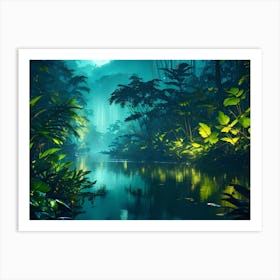 Jungle River Art Print