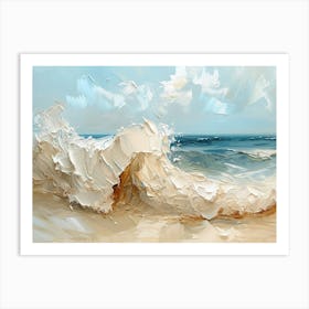 Coastal Impression Dynamic Waves 4 Art Print