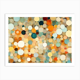 Abstract Circles 17 Art Print