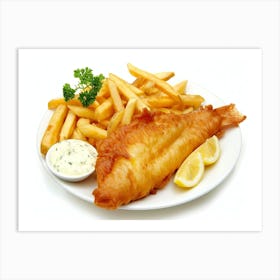 Fish And Chips 25 Art Print