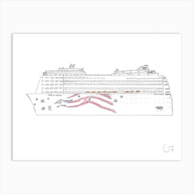 Pride of America Simple Art Print