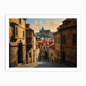 Prague Cityscape 2 Art Print