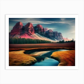 Mountain Landscape 2 Art Print