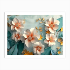 Magnolia Flowers 6 Art Print