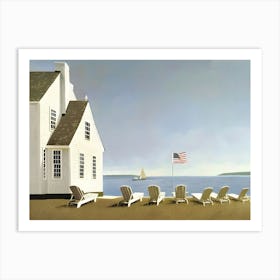 House On The Beach 1 Art Print