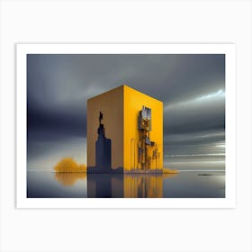 Yellow Building Art Print