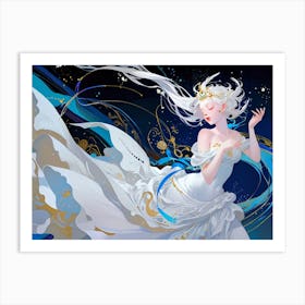 Goddess Of The Wind2 Art Print