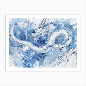 Blue Dragon 1 Art Print