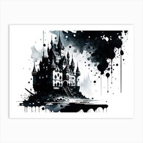Castle Painting Art Print