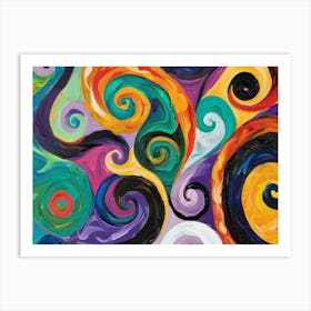 Swirls And Spirals Art Print