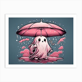 Ghost In The Rain Art Print