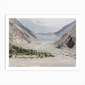 Valley Between Mountains Art Print