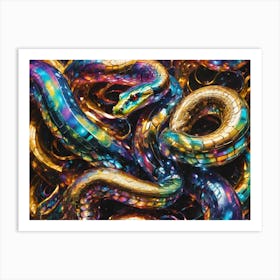 Snakes 1 Art Print