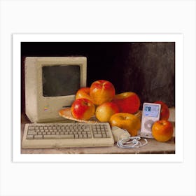 Think In Apples Art Print