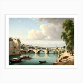 Paris By The Seine Art Print
