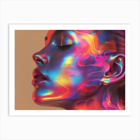 Holographic Painting 1 Art Print