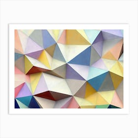 Geometric Abstract Painting Art Print