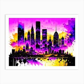 New York City Skyline 2 Art Print