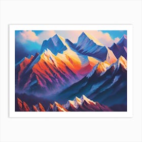 Mountains 3 Art Print